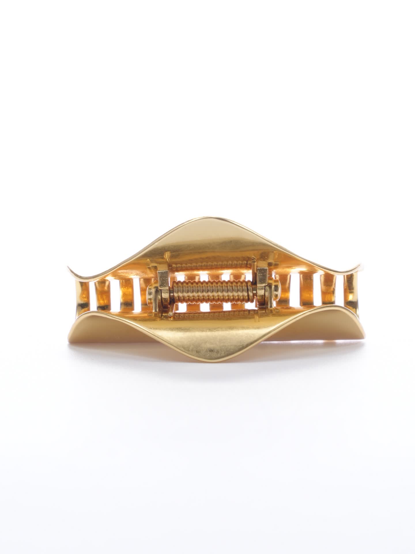 Saint Laurent YSL Gold Tone Hair Clip